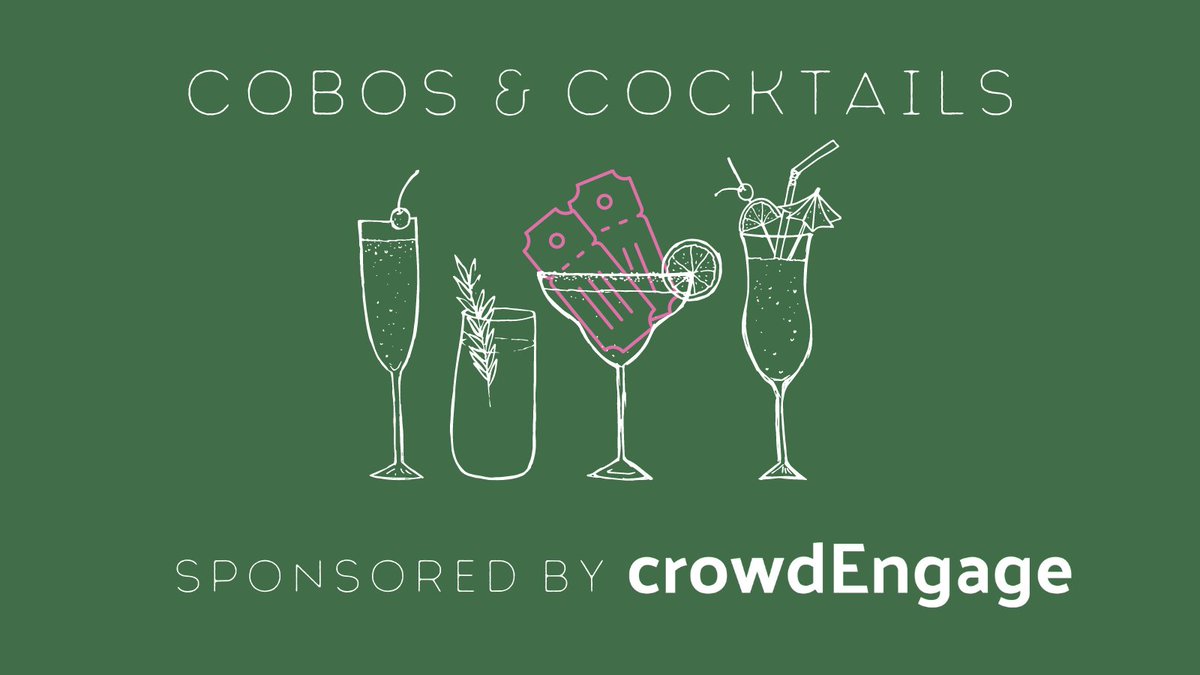 COBOs & Cocktails (@coboscocktails) on Twitter photo Massively hyped to also announce that COBOs & Cocktails is officially sponsored by <a href="/crowdEngage/">crowdEngage</a>!!
crowdEngage is a fab platform for easy audience messaging - definitely check it out and book a demo!
A huge thank you to Hugh for the support! Massively hyped to also announce that COBOs & Cocktails is officially sponsored by <a href="/crowdEngage/">crowdEngage</a>!!
crowdEngage is a fab platform for easy audience messaging - definitely check it out and book a demo!
A huge thank you to Hugh for the support!