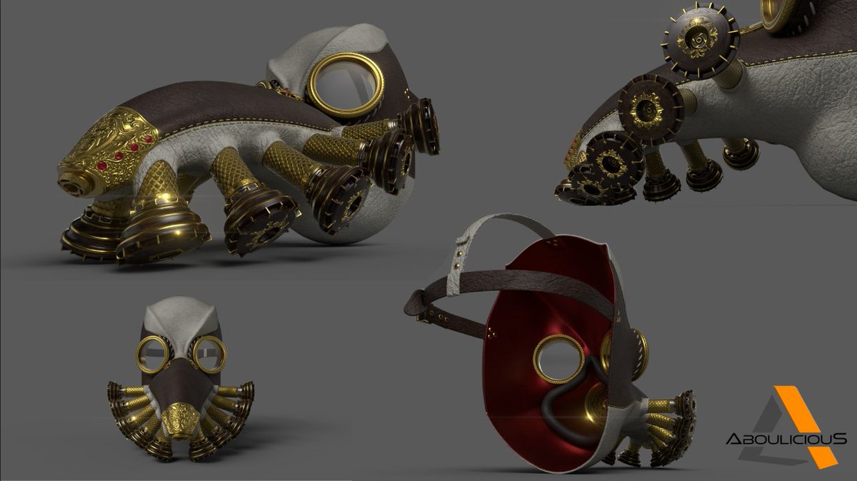 Aboulicious's tweet image. 🟠#StreamON🟠

Die #FinalSteps in der #Texturierung unsere Maske mit #SubstancePainter.
Jetzt auf Twitch.TV/Aboulicious sich das #Live anschauen!

#art #3dart #adobe #adobesubstancepainter #mask #gasmaske #pestdoktor #texturing #digitalar #digitalartwork #twitch #twtichde #abou