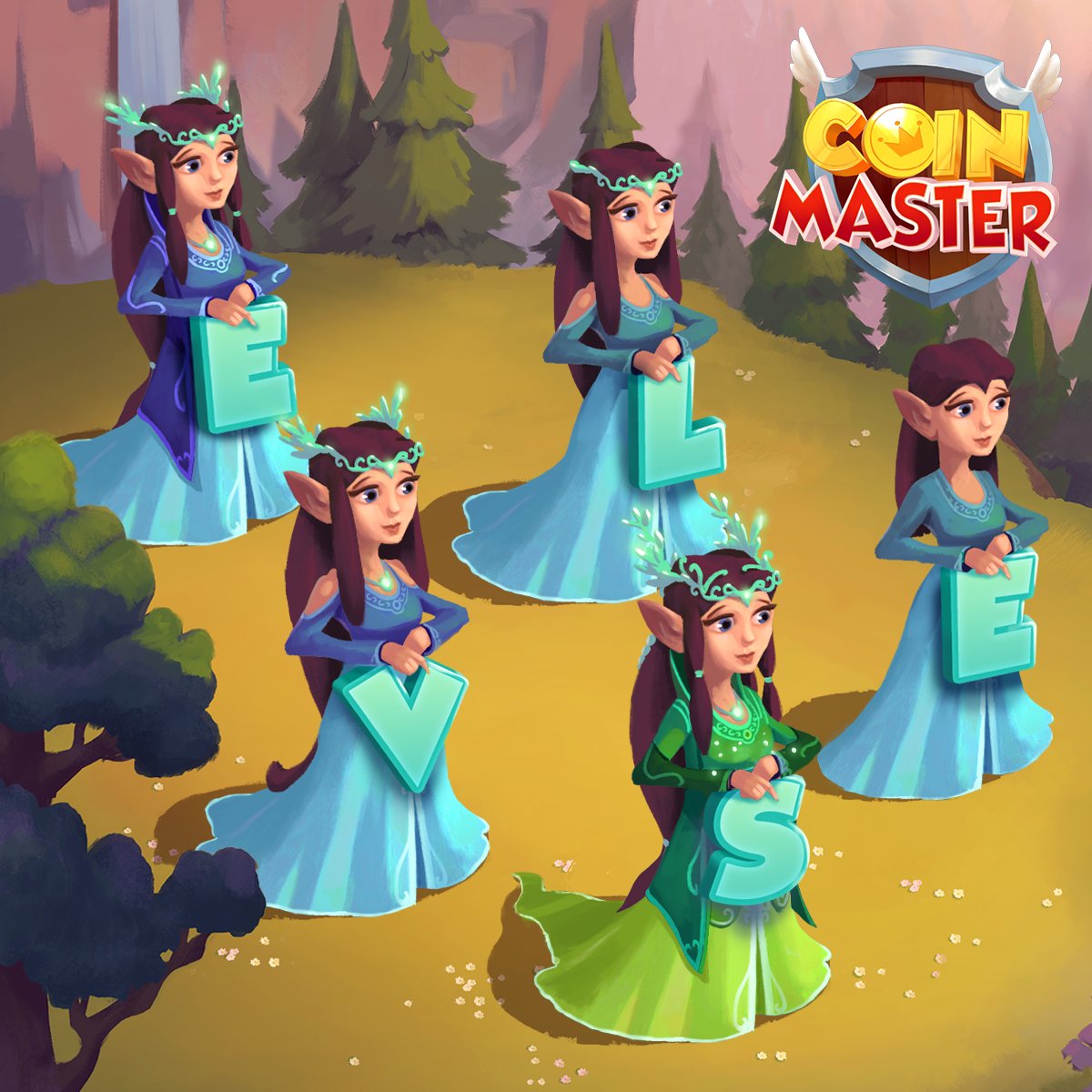 HELP! Vikings can you rearrange these letters and tell us what is being spelled!? 
600 𝙨𝙥𝙞𝙣𝙨 𝙖𝙣𝙙 1 𝘽𝙞𝙡𝙡𝙞𝙤𝙣 𝘾𝙤𝙞𝙣𝙨 𝙘𝙤𝙪𝙡𝙙 𝙗𝙚 𝙔𝙊𝙐𝙍𝙎!