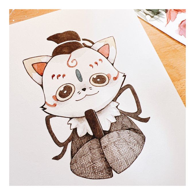 こんのすけ
長らく審神者していて、初めてちゃんと描きました 