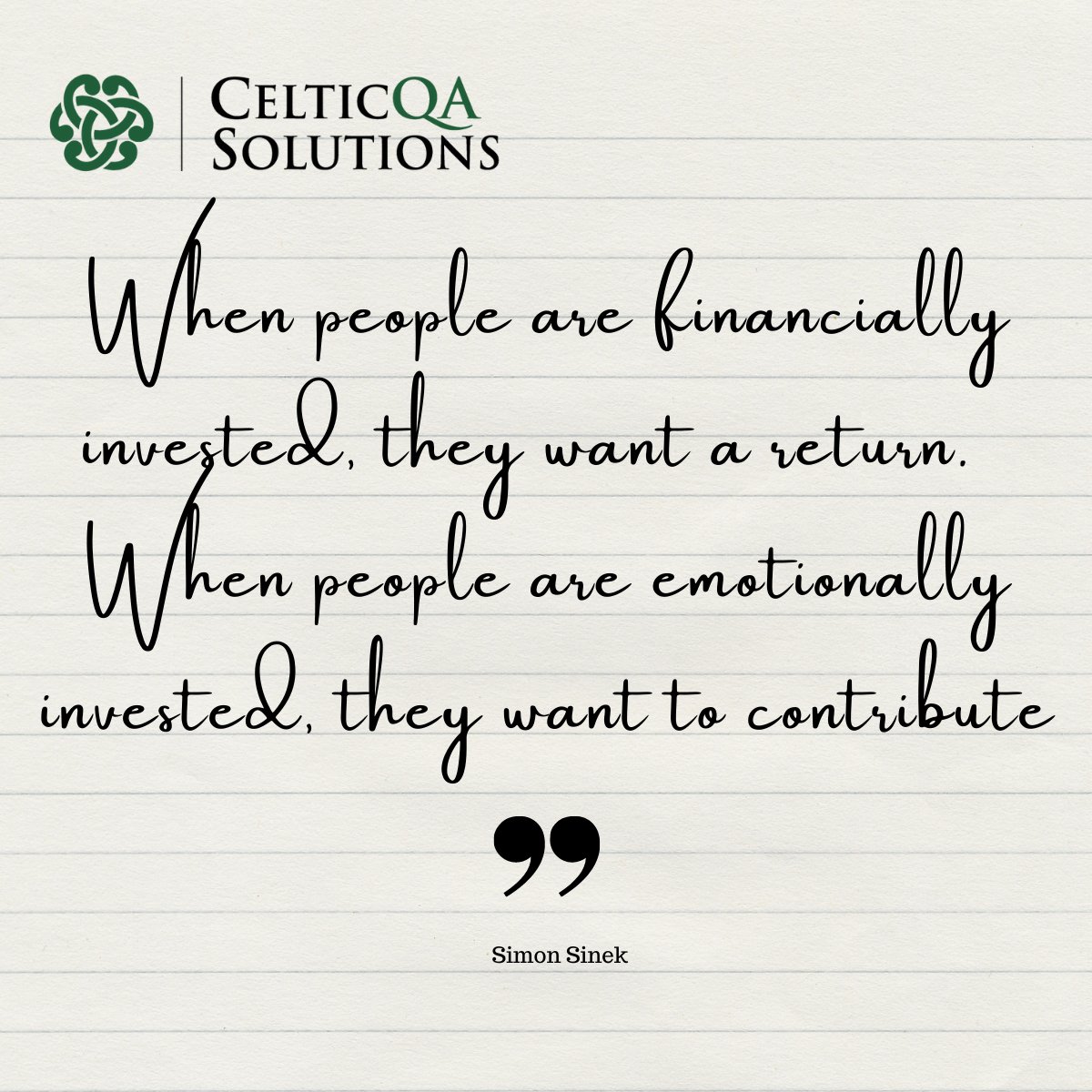 A little mid week reminder about the power of connecting emotionally to your purpose.