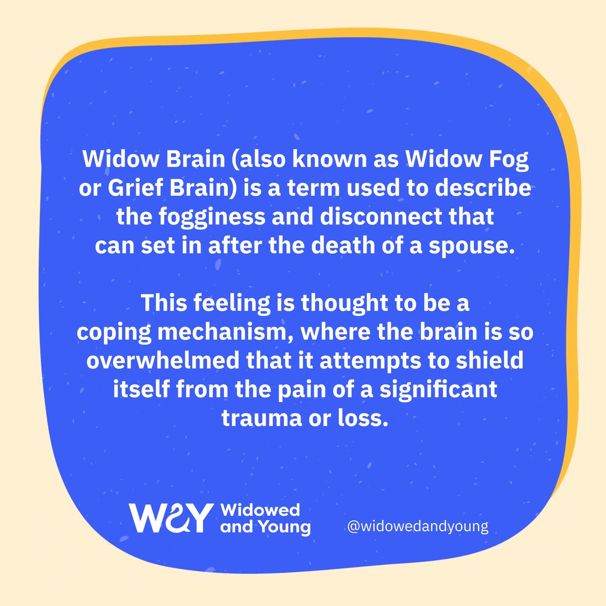 WAY Widowed and Young tweet media