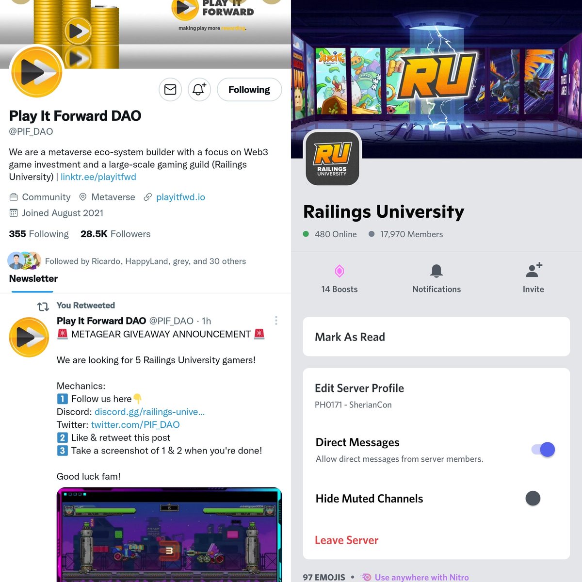 player1_13's tweet photo. @PIF_DAO Done 💯✅✅ https://t.co/DMOFww6EjH