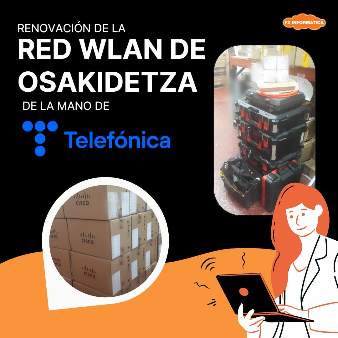 f2informaticasl's tweet photo. ¡Empezamos la renovación de la red WLAN de Osakidetza de la mano de @telefonica ! 🆕🙌

Osakidetzaren WLAN sarea berritzen hasiko gara Telefónicaren eskutik!

#ekahau #naudit #wifi #excelnetworking #survey #f2informatica #osakidetza https://t.co/xetYOUSbnu