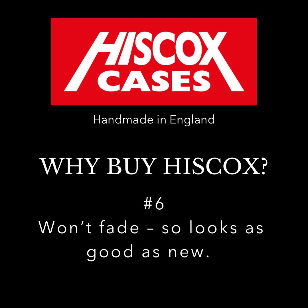 44 reasons to buy a Hiscox Case
#6
 
Won’t fade – so looks as good as new. Lasting good looks are all part of the Hiscox difference, something which many of those who’ve had our cases from the start (and which are still going strong) will attest.
 
hiscoxcases.com
