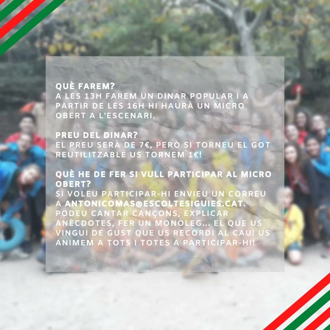 aeantonicomas's tweet photo. Notícies noves!🎉
Famílies, infants, joves, ex-caps, ex-escoltes... 
Dissabte 28 de Maig celebrem els 40 anys del cau!! I volem fer-ho amb tots i totes vosaltres! https://t.co/zVAsybxXlv