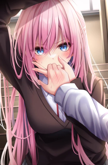 「…コラ」
#イラスト #式守さん 