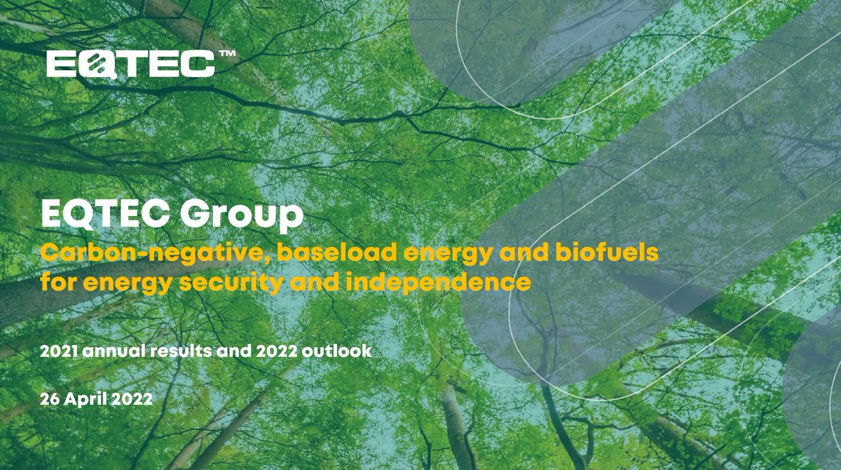 Watch anytime: Our CEO <a href="/DavidPalumbo/">David Palumbo</a>, COO @VanderGazoo &amp; CFO Nauman Babar recently gave investors a presentation, '2021 annual results and 2022+outlook' and answered questions on the <a href="/InvestorMeetCo/">Investor Meet Company</a> platform #syngas #investors #news