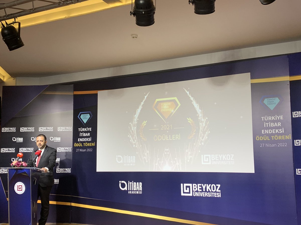 Türkiye İtibar Endeksi Ödül Töreni <a href="/beykozedutr/">Beykoz Üniversitesi</a> <a href="/itibarakademisi/">Türkiye İtibar Akademisi</a>