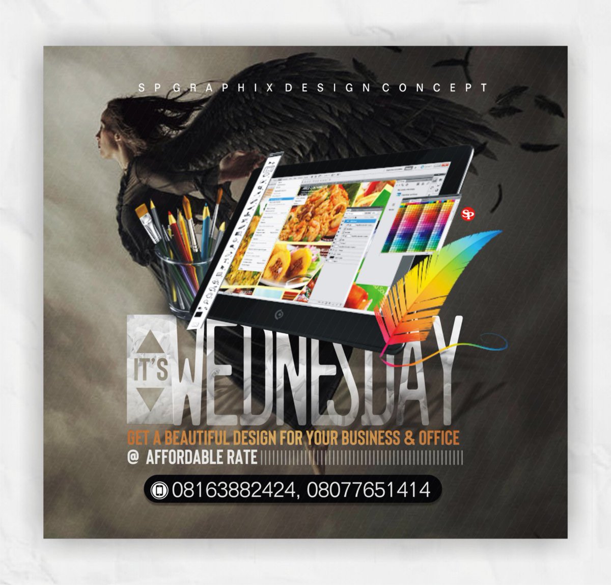 graphix_sp's tweet image. It&apos;s Wednesday! Need a graphix? ✅✅✅ 08163882425