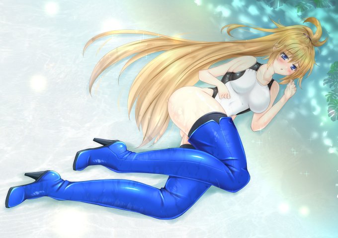 【Skeb】水着ジャンヌにブーツをプラス 