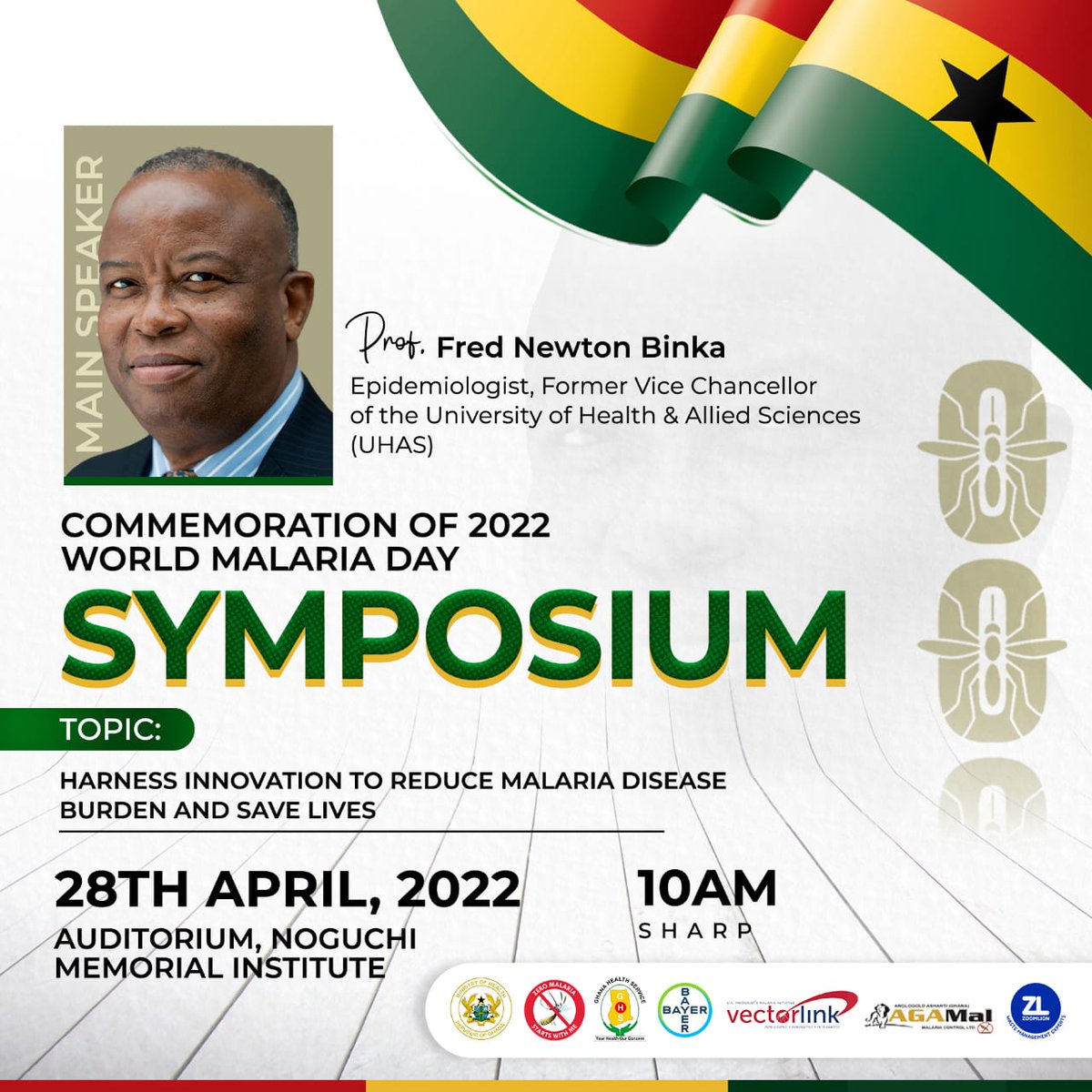 nmepgh's tweet photo. We host Prof. Fred Newton Binka @ 10am tomorrow. See You!
#zeromalariastartswithme
#WorldMalariaDay
#DrawTheLine
@moigovgh
@moh_ghana
#RollBackMalaria
#endMalaria
#NationalMalariaControlProgramme
#GhanaHealthService #RBM #GHS #SleepUnderTreatedMosquitoNets
@thestandpointgh https://t.co/yPJIxau5QI