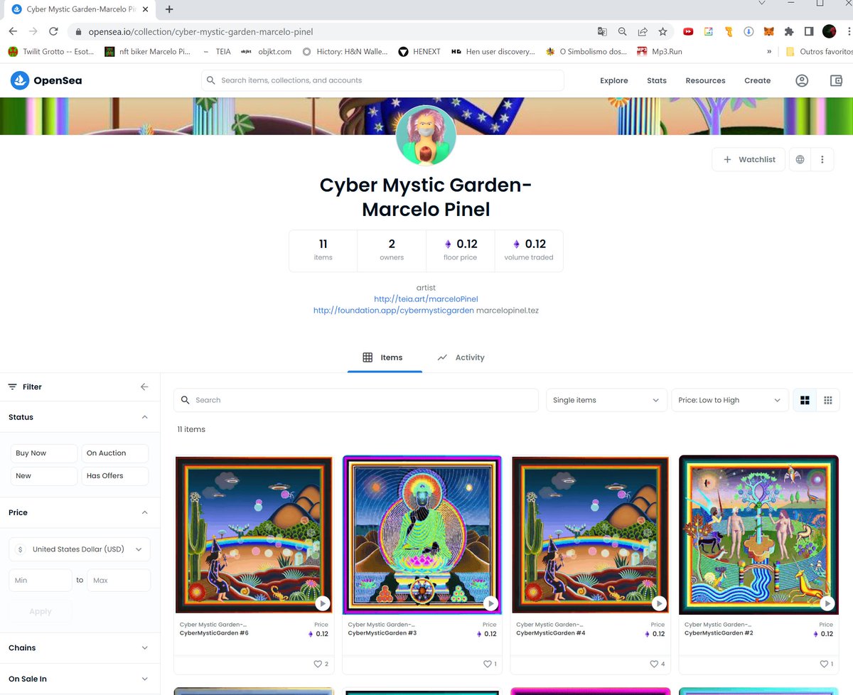 CyberMysticGarden - Marcelo Pinel tweet media