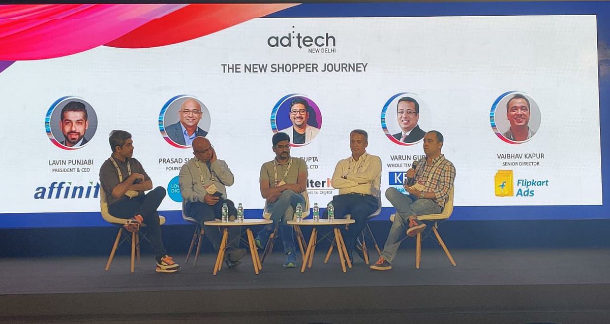 ad:tech New Delhi (@adtechindia) on Twitter photo "It's very important for brands to stay honest. As a platform, we're adding on a lot of payment methodologies & opportunities for consumers to complete their transactions. It's very important for marketers to be present across the funnel."
- Vaibhav Kapur, <a href="/FlipkartAds/">FlipkartAds</a>
#adtechIN "It's very important for brands to stay honest. As a platform, we're adding on a lot of payment methodologies & opportunities for consumers to complete their transactions. It's very important for marketers to be present across the funnel."
- Vaibhav Kapur, <a href="/FlipkartAds/">FlipkartAds</a>
#adtechIN