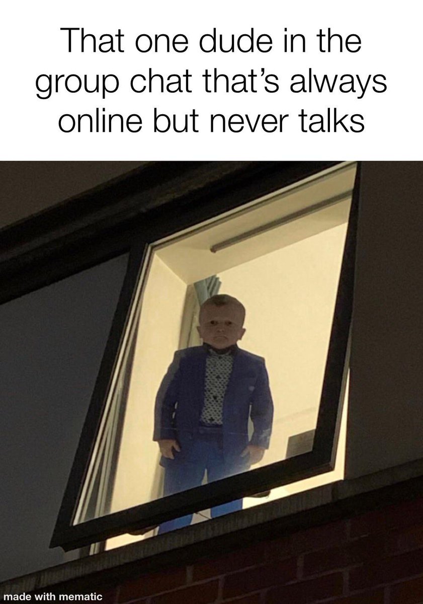 It’s always menacing of them