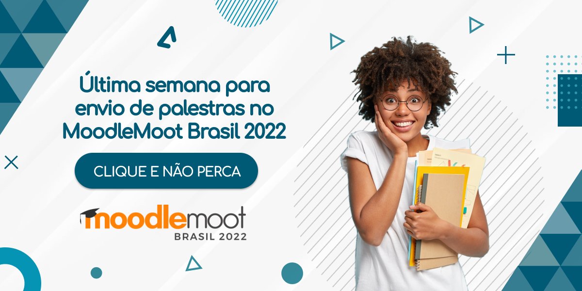 gmarques's tweet photo. Última semana para o envio de propostas de palestras para o MoodleMoot Brasil 2022 que será online nos dias 26 e 27 de maio de 2022.

#MootBR22

Mais informações em https://t.co/BbkcAoBmmW https://t.co/qElRlg5Yu0