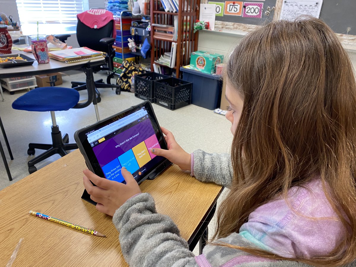 Dodsons_Kiddos's tweet photo. Today we are using #Quizziz to review what we have read so far from The One and Only Bob! #BTechyCountdown #2down3togo @BESBartlett https://t.co/GEFxAhJDAH