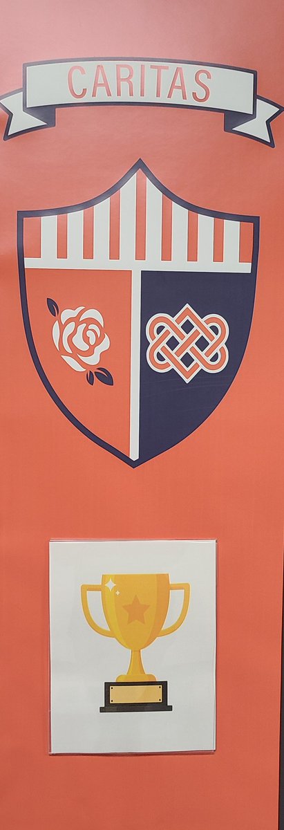The cup looks good on Orange🏆🧡🏆 Congrats to all the Houses...it was a year of hard work, time and lots of fun!  Job well done to all!  A HUGE congrats to CARITAS COUNTRY!  Thank you Matt &amp; Gracie for your leadership! #caritasproud #wegotthecup <a href="/SDHSCaritas/">SDHS CARITAS</a> <a href="/StDominicHS/">St. Dominic High School</a>