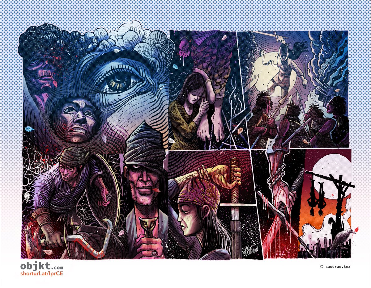 ⚠️ 🙏🏻
New Drop to celebrate #ThankYou500Followers 
with a silent comic:

“The White Crow's Tale ( Once upon a time, 
500 years ago )”
500 eds - 0.05 #Tez .  . 

• OBJKT  
objkt.com/asset/KT1Eba7H…

Will burn in 5 days.

#NFTCommunity #nftcollectors #objkt #tezos #CleanNFT #IDNFT