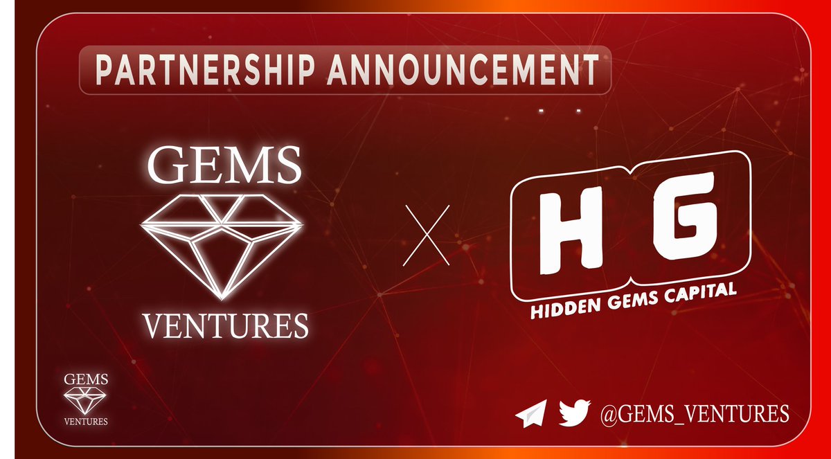 🚀 Official Partnership Announcement!

📣We are thrilled to announce our partnership with @hiddengemss_

@hiddengemss_ is a Venture Capital Company focus on being a blockchain advisor and investment firm in the blockchain space.