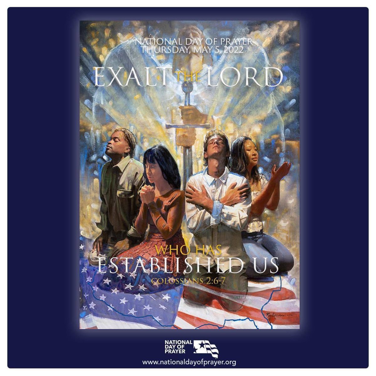 Join us for #NationalDayOfPrayer at Ridgeland City Hall on Thursday, May 5th at noon.🙏