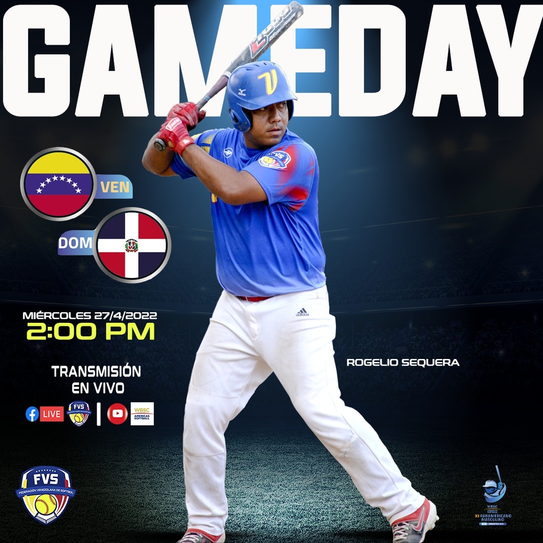 fevesoftbol's tweet photo. #UnEquipoUnaPasion🇻🇪 Hoy Continúa Panamericano Softbol desde Paraná 🇦🇷 Apoya a nuestra Venezuela 🏆

🇻🇪 vs 🇩🇴🥎 Hora Play 2:00 PM 
📺 En vivo a través de: Facebook @fevesoftbol &amp; YouTube Softbol Premier TV o @WBSC_AMERICAS 

@SOTOMJ14 @MervinMaldonad0 https://t.co/4st7HtfRwQ