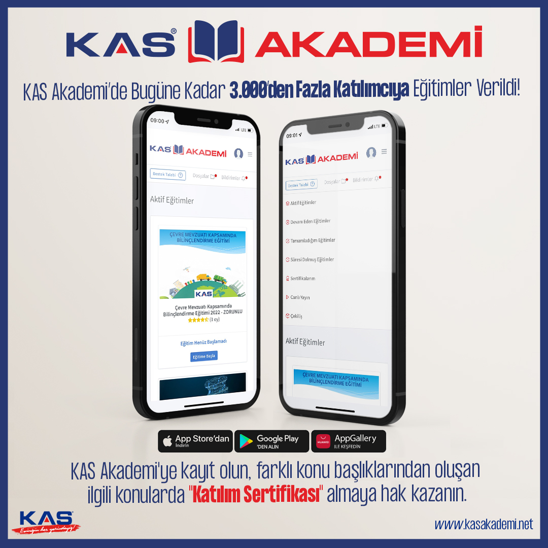 KAS Akademi'ye kayıt olun, farklı konu başlıklarından oluşan ilgili konularda "Katılım Sertifikası" almaya hak kazanın. 👉 kasakademi.net

#eğitim #kasakademi #yapıtesisat #kasvana #meslekieğitim #kascomtr