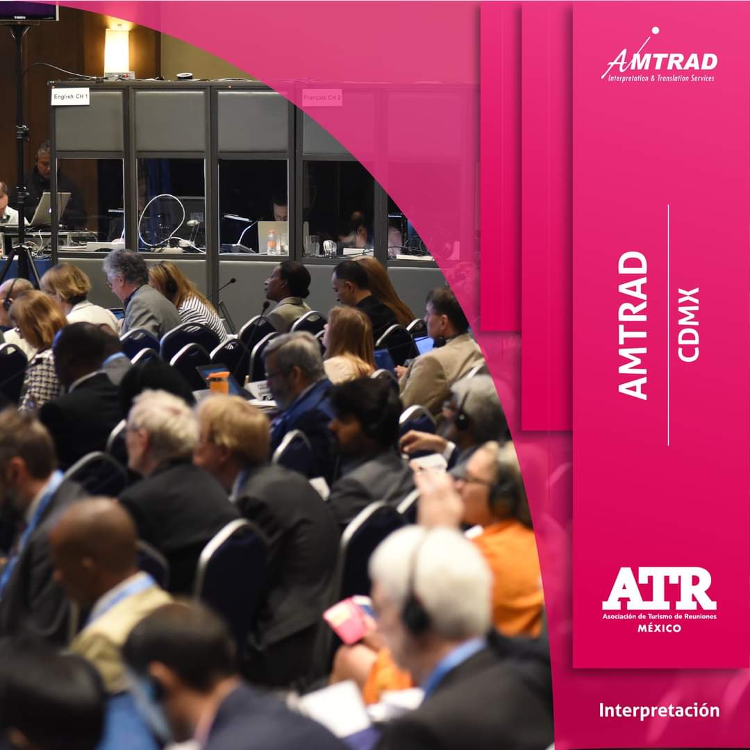 AMTRAD | Soluciones profesionales de interpretación simultánea y traducción con intérpretes y traductores expertos en el ramo y tecnología de vanguardia que permite atender eventos remotos, híbridos y presenciales. 
@amtradinterpretacionsimultanea | Asociado del Capítulo ATR CDMX