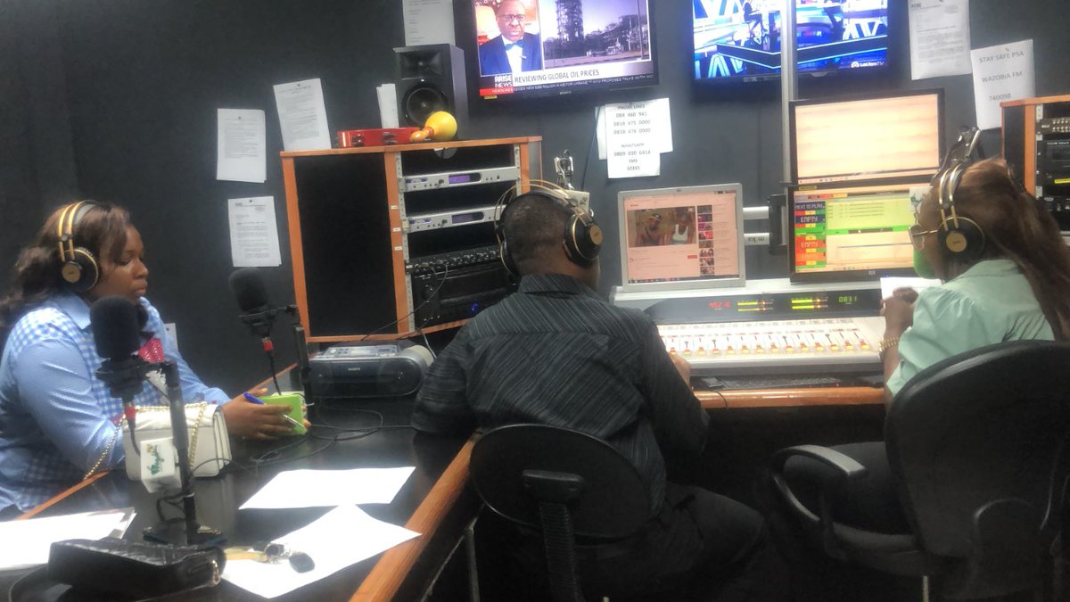 CHHELD_HC's tweet photo. CHHELD Live Appearance at @WazobiaFMPH on the maiden edition of Citizen’s Radio tagged Local Government Must Join Hand Develop My Community. 

#CHHELD #HarmonyCentre #EUACT #WazobiaFMPH
@ladyj941wazobia https://t.co/2uybI0BDFu