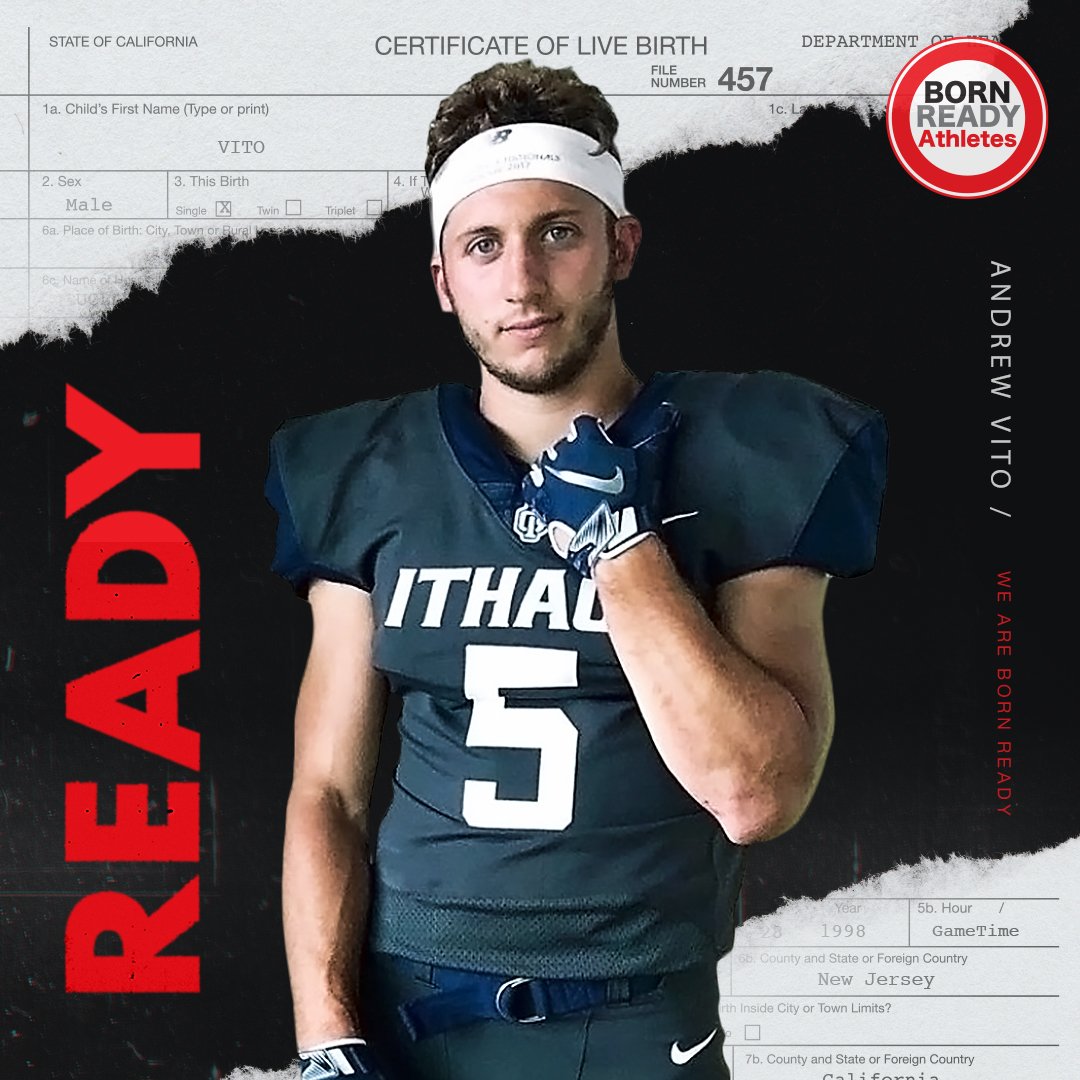 BReadyAthletes's tweet photo. #FinalDayBeforeTheDraft If you are wondering how long @andrewvito5 has been ready to make his new home NFL endzones, simply check his birth certificate 😉 #HeWasBornReady👶🏻 #BornReadyWR #NFLSlotReceiver🤲 #3rdDownNightmare🤯 #TouchDownVito🙌🏽 #BornReadyAthletes🚀 #JerseyBoy🤟🏽 https://t.co/2MtEl1X5Eb