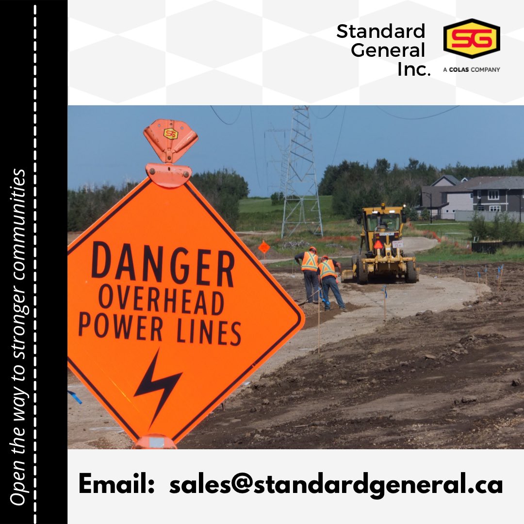 SGEdmonton's tweet photo. Safety is important, especially in our business! Getting our employees home safe at the end of the day is our main priority.
#standardgeneral #yeg #yegconstruction #safetyculture #construction #roadconstruction https://t.co/nlcvfMZFxP