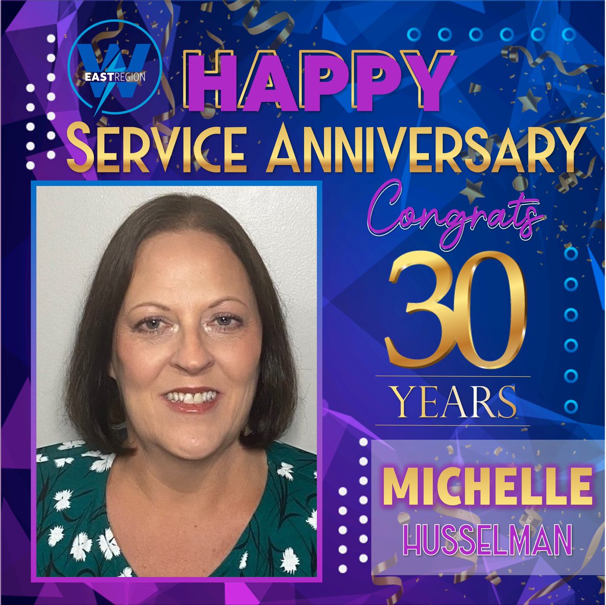 East Retail Workforce (@er_workforce) on Twitter photo ⚡️🗣30 YEARS!! East Region please join us in wishing RSHM Michelle congratulations on her 30 years of service with <a href="/ATT/">AT&T</a>. Such a great accomplishment and we are so glad to have you. Thank you for all that you do. 🎉🎂🎊
#TheForce #lifeatATT <a href="/laupayne123/">Laurie Payne</a> <a href="/PDangleman/">Paul Dangleman</a> <a href="/tutztastic/">Berri Tuttle</a> ⚡️🗣30 YEARS!! East Region please join us in wishing RSHM Michelle congratulations on her 30 years of service with <a href="/ATT/">AT&T</a>. Such a great accomplishment and we are so glad to have you. Thank you for all that you do. 🎉🎂🎊
#TheForce #lifeatATT <a href="/laupayne123/">Laurie Payne</a> <a href="/PDangleman/">Paul Dangleman</a> <a href="/tutztastic/">Berri Tuttle</a>