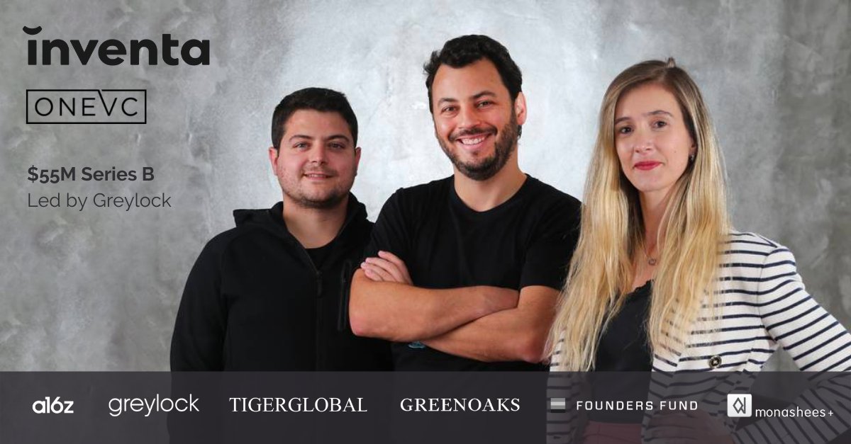 Congrats, Inventa's team for the 55M Series B led by <a href="/GreylockVC/">Greylock Partners</a>: Inventa bringing supplier marketplace to Mexico, Colombia tcrn.ch/3EPAruy via @techcrunch