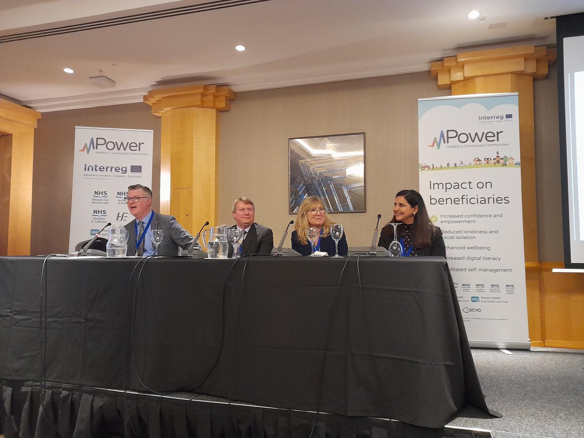 mPower_health's tweet photo. Closing day 1 - Mental Health of Older People with Vincent Ryan, Assistant Director Primary Care &amp; Older People @WesternHSCTrust, Dr Atiqa Rafiq HSE Consultant Psychiatrist, Joyce Gray @alzscot, Chris Wright National Advisor &amp; Head of Programme Digital Mental Health Scottish Gov. https://t.co/E7FcSOnmRN