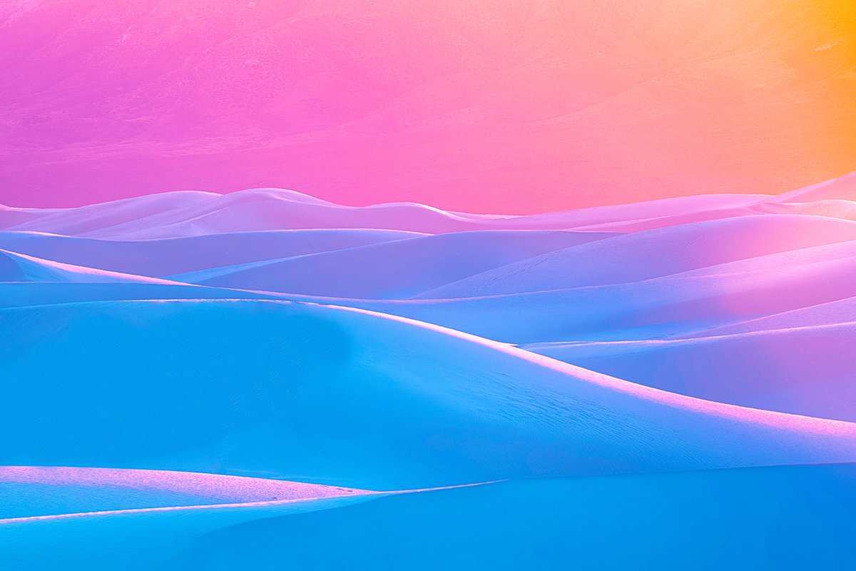 4.5 hours to go on the auction for "Euphoric" and <a href="/GuyNorcal/">NorCal_Guy</a> is reigning victorious at .5E. I love experimenting with my photography and these psychedelic dunes were so fun to process. I'm so grateful to this community who show up for me time and time again. ❤️🌈