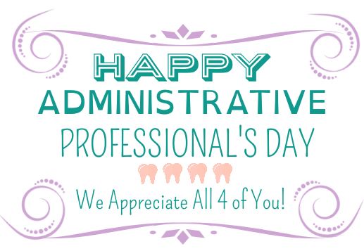 rhoadesdds's tweet photo. Happy #AdministrativeProfessionalsDay Maggie, Anna, Kaitlyn, and Julie! Thank you ladies for all you do for #RhoadesFamilyDentistry! 🦷🪥❤️🧡💛💚💙💜 https://t.co/YL2i4XijV8