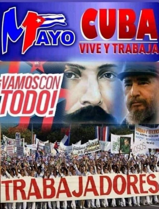 DireccionSancti's tweet photo. Los trabajadores de la #dpjSanctiSpíritus reafirman su presencia en la Plaza el #1 Mayo en apoyo a la Revolución. @OscarCubaMinjus @SanctiSpiritus1 @LourdesValds6 @RosyCubaMINJUS @OlgaLidiaPrezD1 @shirleycastreje @LYolandaBrito @AliCubaMinjus  #CubaViveYTrabaja #VamosConTodo. https://t.co/ZMSUtyge1M