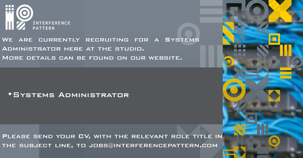 We're hiring a #sysadmin at our Edinburgh studio.

If you're nuts about tech, computing, problem solving to keep our IT backbone ship-shape, and support our teams of artists and animators, then check out our jobs page for details.

bit.ly/3MxYLnw

#ITJobs #animationjobs