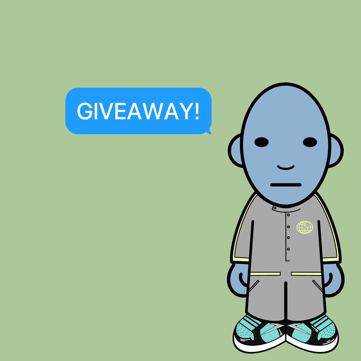 planetWAGMI's tweet photo. Blue has a message!

🚨GIVEAWAY🚨

$100 (USD or ETH) 

To be selected you must:

- Follow @planetWAGMI 
- RT &amp; LIKE this post!
- Tag 3 friends!

One lucky winner will be selected in 48hrs &amp; PROOF WILL BE SHOWN! 

#NFTGiveaway #NFTs #NFTCommumity #NFTdrops #NFTGiveaways https://t.co/h7syRa3kgw