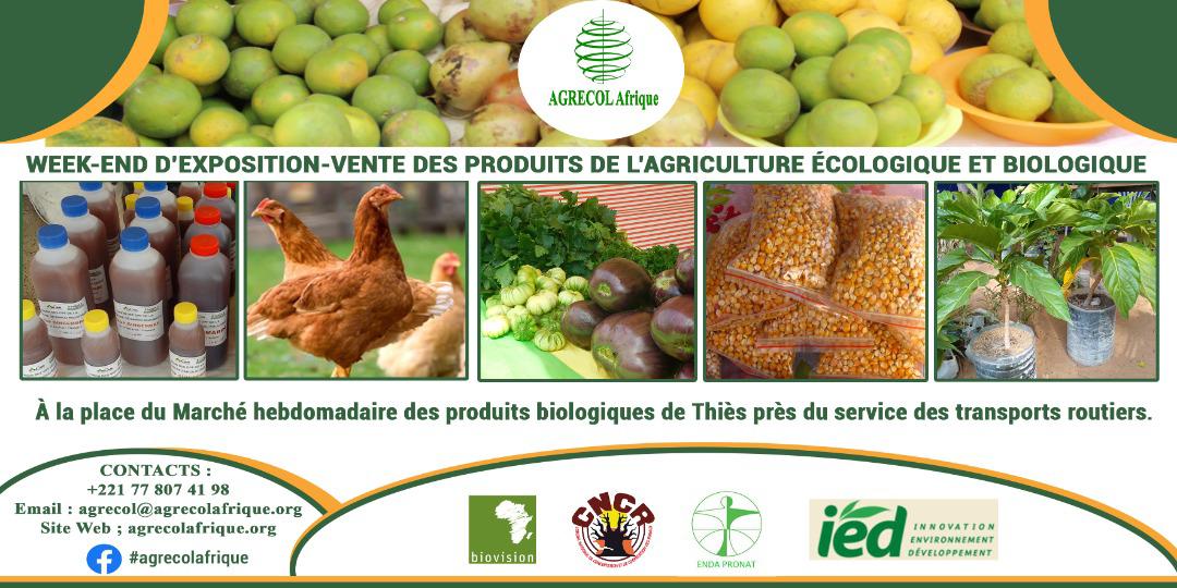 AebSenegal's tweet photo. Dans le cadre  de la mise en œuvre du projet Initiative pour l’agriculture Ecologique  Biologique, Agrecol Afrique organise  un weekend d’exposition  de produits bios, les 28 et 29  avril 2022 à la place du marché hebdomadaire de Thiès.  @Cncr_Senegal @PronatEnda @FutureForAll https://t.co/xiHW27phla