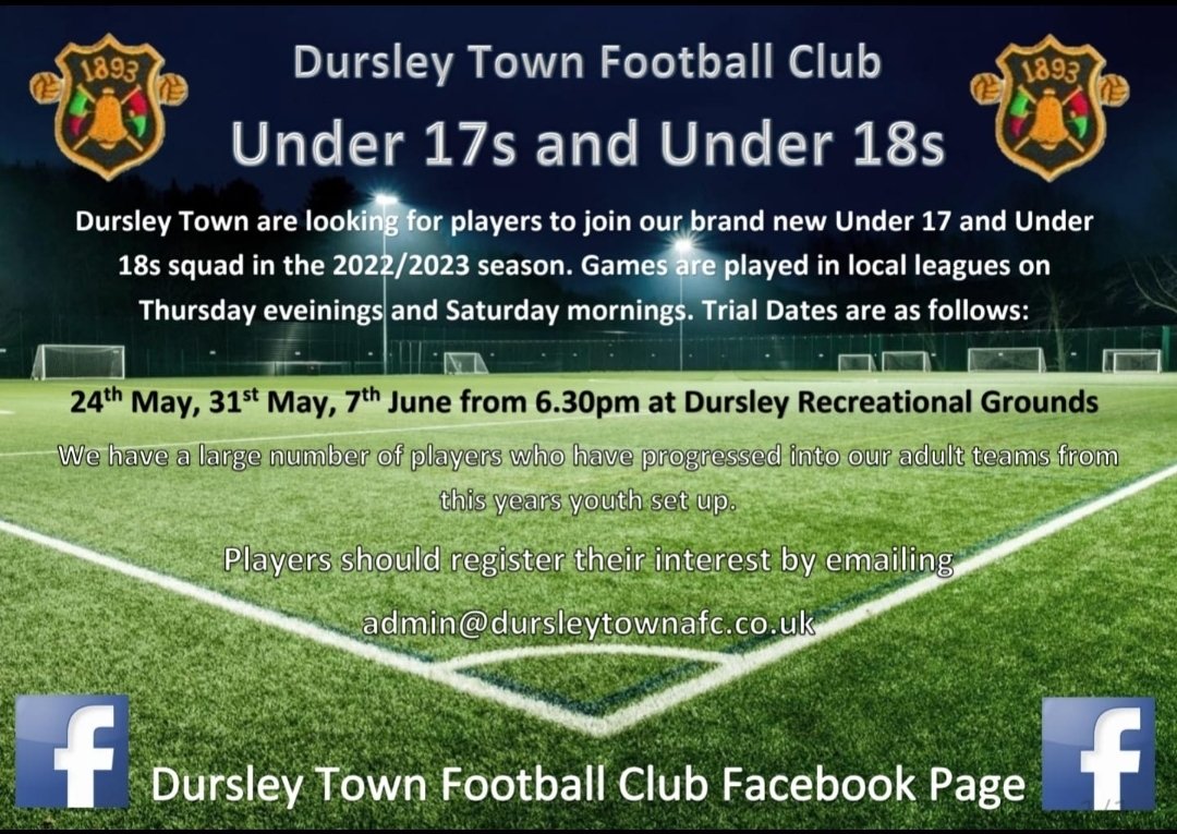 Any u18s looking for a new challenge please get in touch