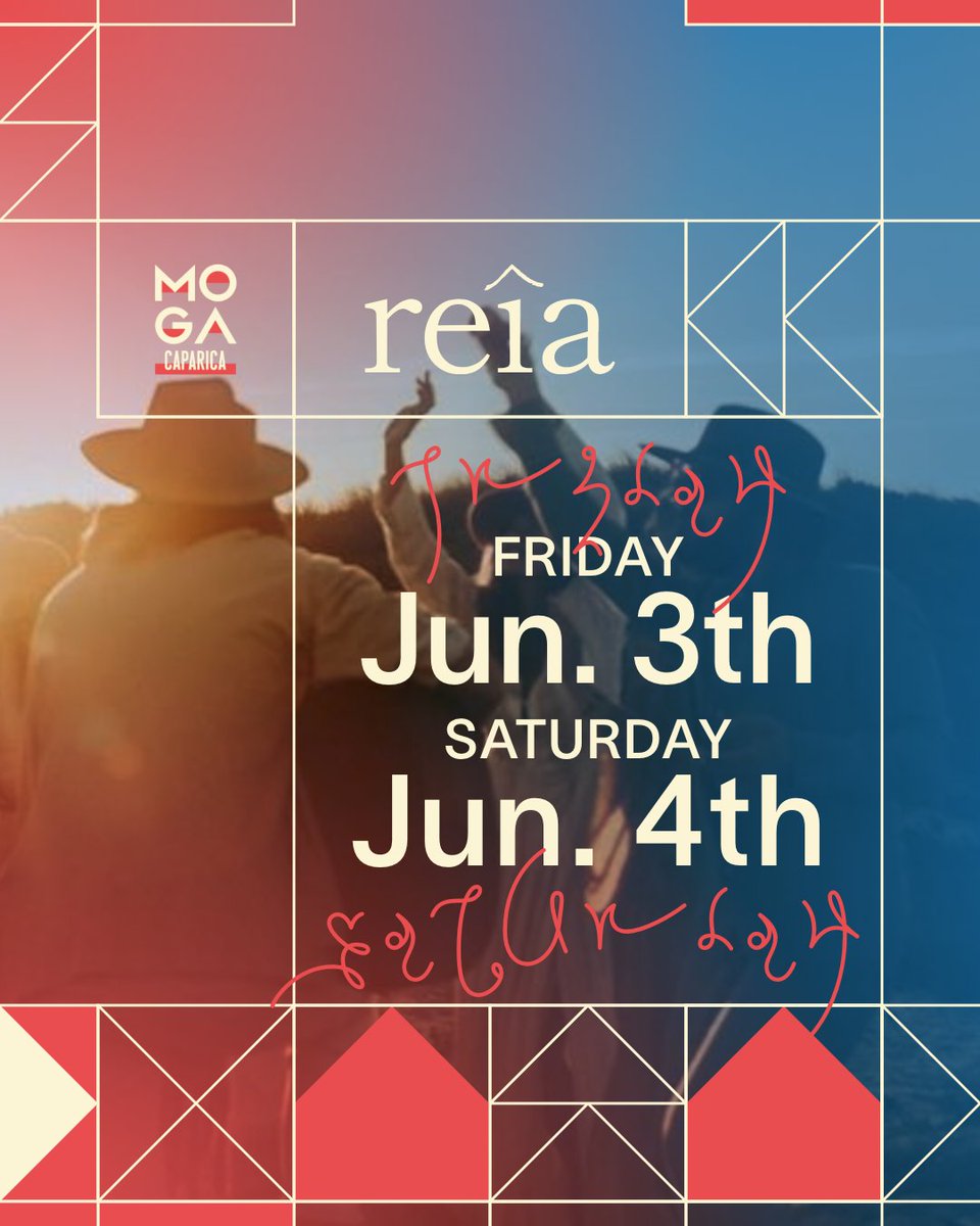 This #summer, we’re joining forces with Casa Reîa to give you the most epic experience ever. Get ready to dance bare feet on the sand with the sound of the warmest sunsets and our favorite #music!

🗓️Mark your agenda:
📍​Casa Reîa
​✷ Friday June 3th ✷ Saturday June 4th ✷