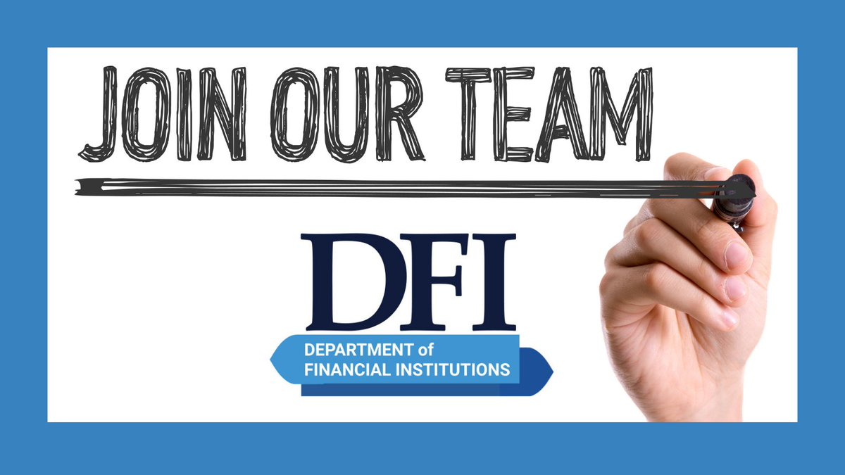 kydfi's tweet photo. Bowling Green Area: Looking for a job with potential for advancement &amp; significant training upon hire? DFI is hiring a Financial Institutions Examiner I to work in the Depository Division. A full description is available at https://t.co/e7oKJb1yaA. Apply by 5/16/22 at 8:00 pm ET. https://t.co/kmdsaPRgvP