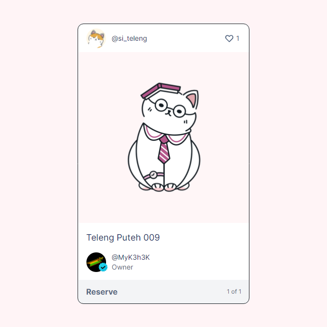 ⚪️ #PUTEH_TELENG
Thank you so much for adopting me <a href="/AdukaSangkelana/">KeHeK</a>! Can't wait to learn something everyday 🤍
(=＾• ⋏ •＾=)