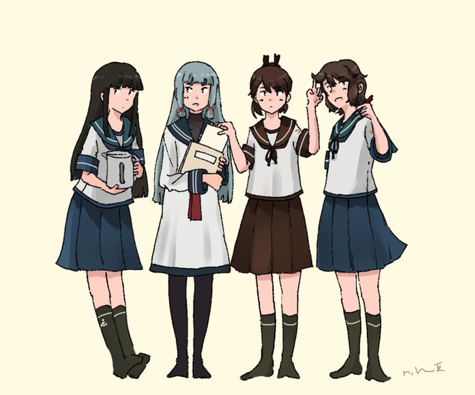 「murakumo (kancolle) multiple girls」Fan Art(Latest)