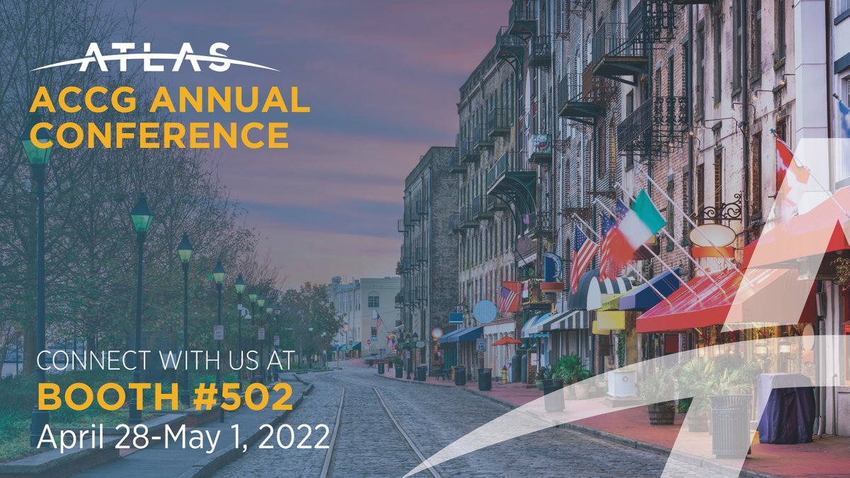 We are excited to see our community partners at the ACCG Annual Conference, April 28 - May 1st. Stop by Booth #502 and visit with Atlas professionals Chris Kingsbury, Wayne Hill, Todd Long, Monica Flournoy and Jerry Brinson.

#community #infrastructure #sustainability