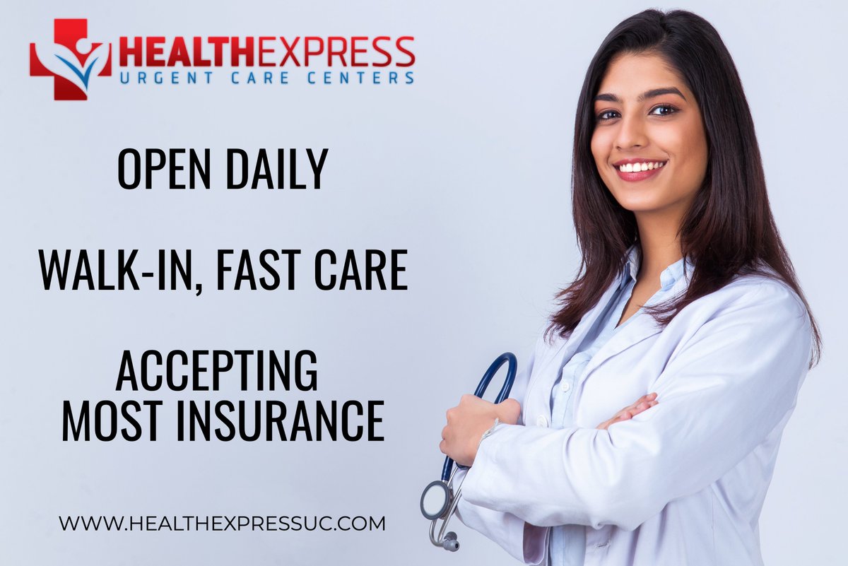 healthexpressuc's tweet photo. Stop waiting days or weeks to see your doctor! We offer same-day visits for you and your family. With locations open 7 days a week in Parma, Avon Lake, North Ridgeville, & Mayfield Heights, we are always here for your walk-in needs! https://t.co/UeI5LaAhbk
#walkincare #sameday https://t.co/gULxvmNV8q
