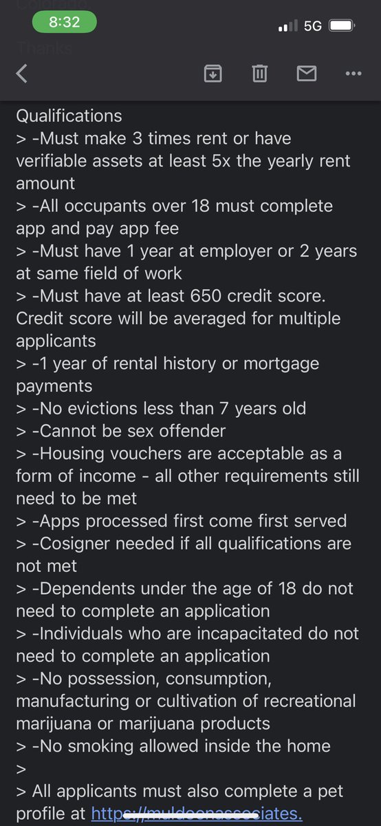 kisharaonline's tweet photo. This is pathetic… Colorado Springs rental requirements. Ready for 🏡 market drop? Or is a safe home becoming just another fantasy like “the American Dream”? Does anyone even think that’s real anymore? #fooglefam @realDexJames @Marfoogle https://t.co/dLIeHiQWYO