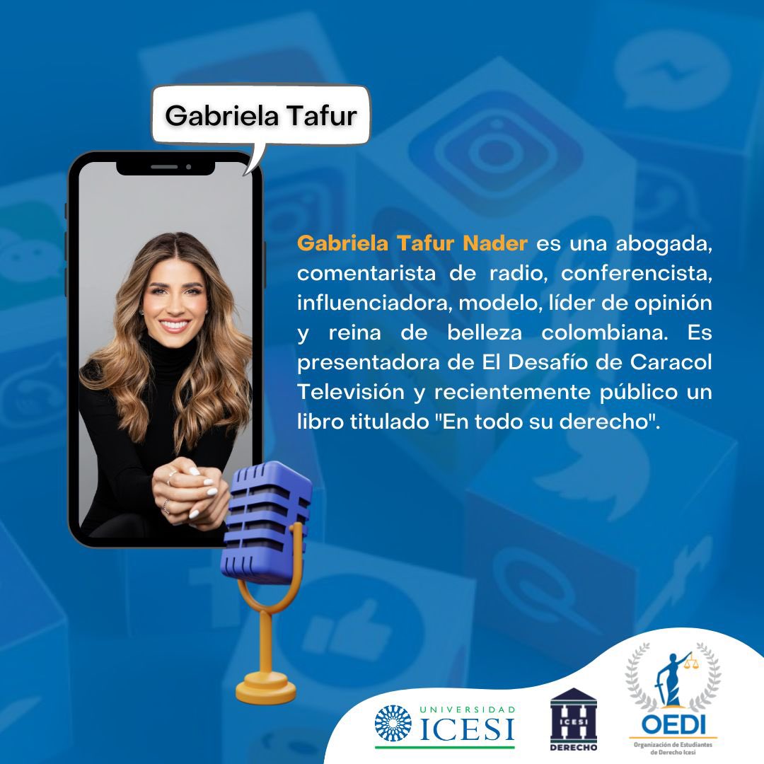 SGonzalez_Pena's tweet photo. Desde @oedi_icesi los invitamos a este gran evento en el que conversaremos con @GabrielaTafur y @TrianaVJuli sobre la responsabilidad de los Influenciadores políticos en tiempos electorales. No se lo pierdan!!! https://t.co/dLtdwZYggy