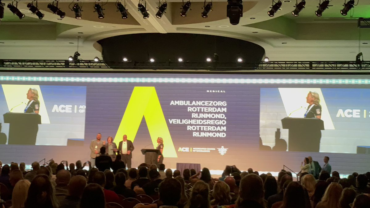 Congratulations <a href="/AmbulanceRR/">Ambulance Rotterdam-Rijnmond</a>! <a href="/Vr_RR/">Veiligheidsregio Rotterdam-Rijnmond</a>  #ACE #Navigator #Nashville